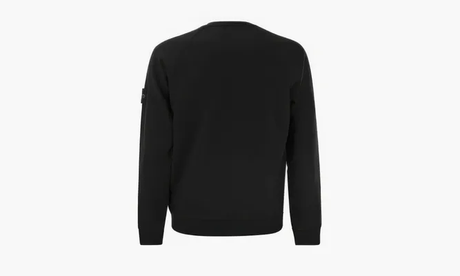 Одежда Stone Island Cotton Crew-neck Sweatshirt «Black» черный