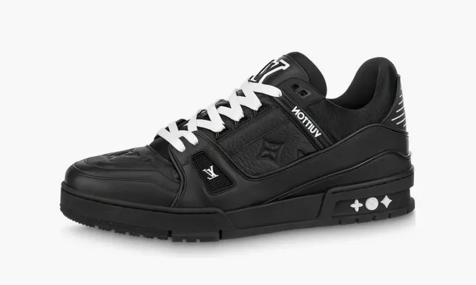 Кроссовки Louis Vuitton Trainer «Raven» черный