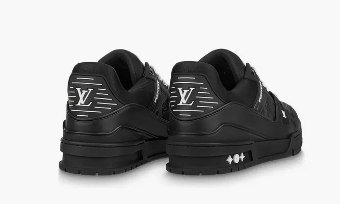 Кроссовки Louis Vuitton Trainer «Raven» черный