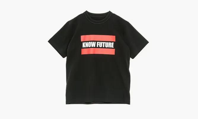 Одежда Sacai T-shirt «Black Rose» черный