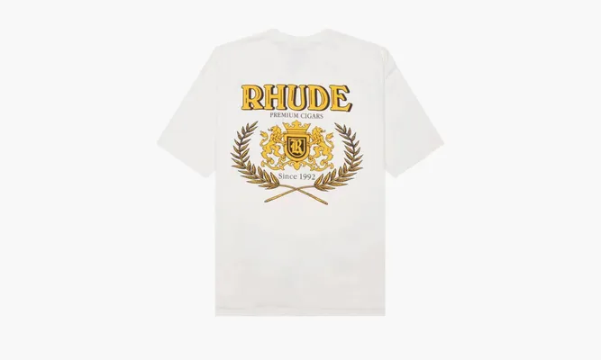 Одежда RHUDE Cresta Cigar Tee «Vintage White» белый