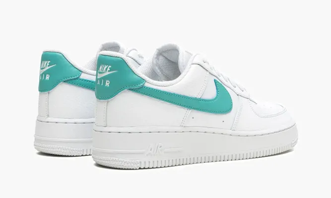 Кроссовки Air Force 1 LO MNS WMNS «White / Washed Teal» белый