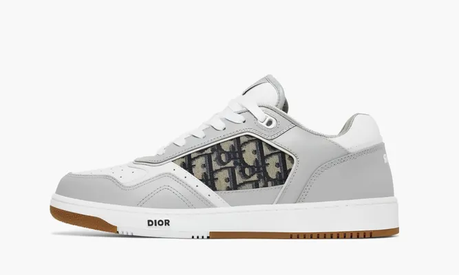 Кроссовки Dior B27 Low «Gray White» серый