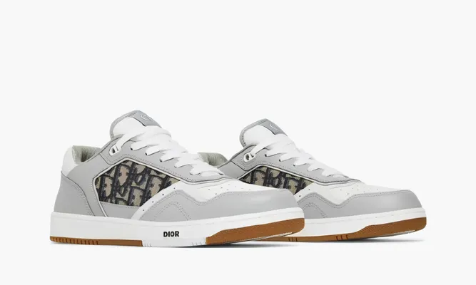 Кроссовки Dior B27 Low «Gray White» серый