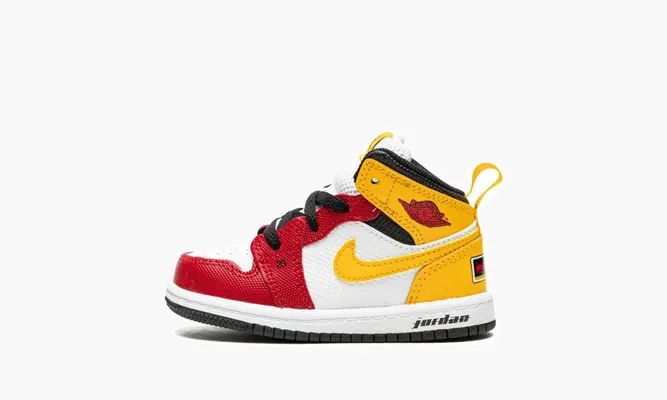 Для самых маленьких Air Jordan 1 Mid SE TD белый