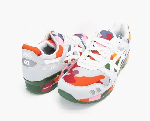 Кроссовки Comme Des Garçons SHIRT x Gel Lyte 3 «Colorful Camo» разноцветный