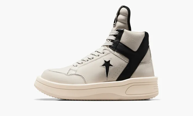 Кроссовки Rick Owens X Converse Drkshdw Turbowpn «Cream» кремовый