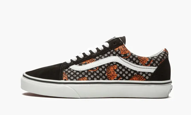 Кроссовки Vans Old Skool «Tiger Floral» черный