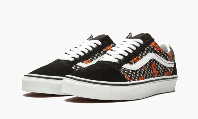 Кроссовки Vans Old Skool «Tiger Floral» черный