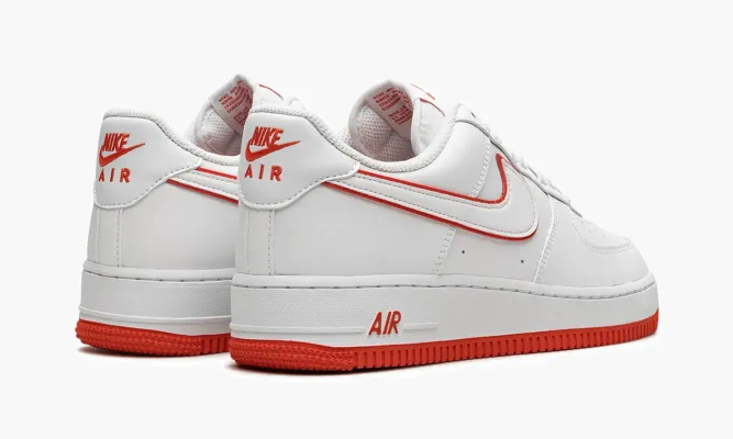 Кроссовки Air Force 1 '07 «Picante Red» белый