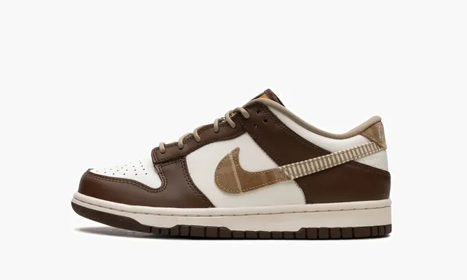 Кроссовки Nike Dunk Low GS «Brown Plaid» белый