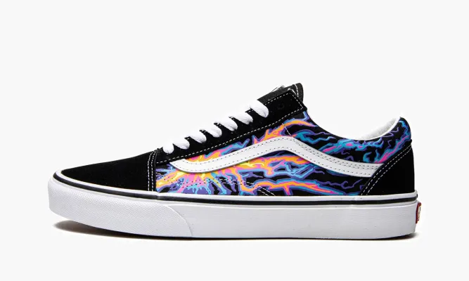 Кроссовки Vans Old Skool «Electric Flames» разноцветный