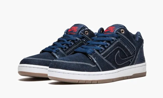 Кроссовки SB Air Force II Low QS «East Coast/West Coast» синий