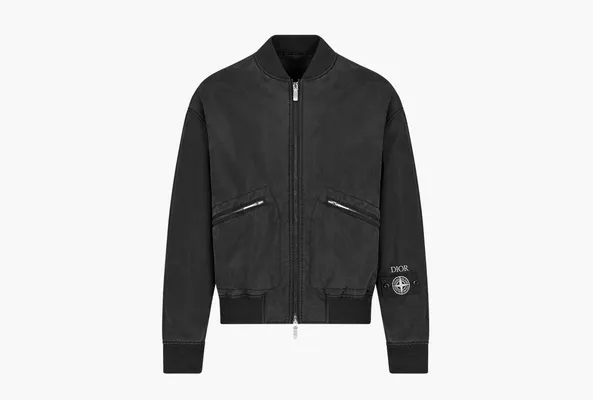 Одежда Dior x Stone Island Bomber Jacket «Black» черный