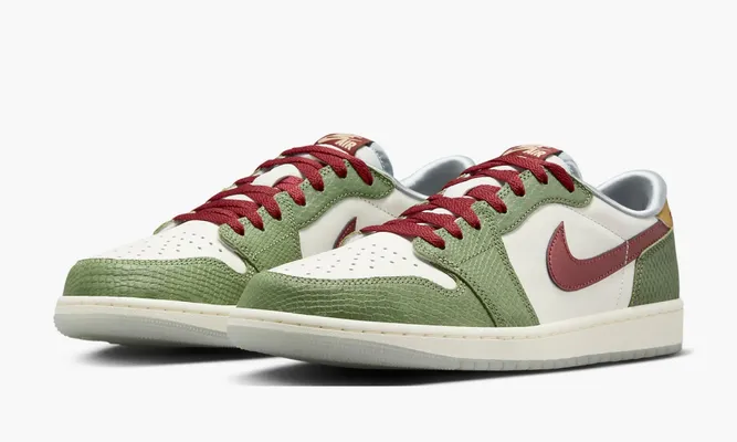 Кроссовки Air Jordan 1 Low OG «Year Of The Dragon» зеленый