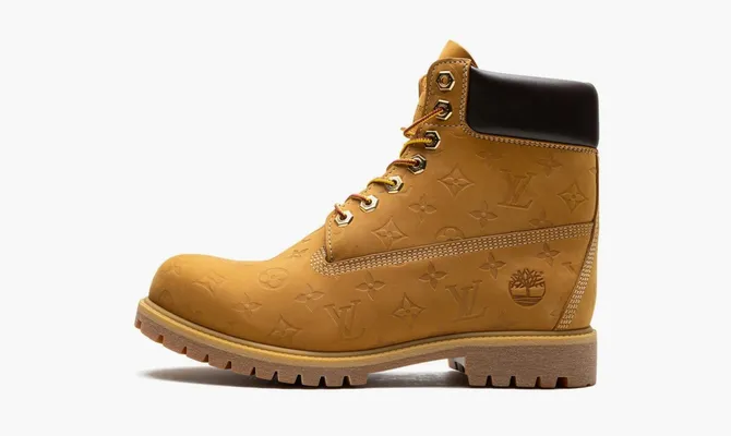 Обувь Louis Vuitton & Timberland 6 Ankle Boot «Wheat Monogram» коричневый