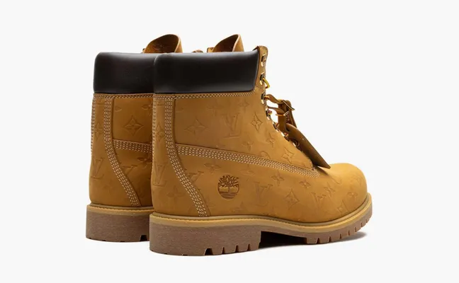 Обувь Louis Vuitton & Timberland 6 Ankle Boot «Wheat Monogram» коричневый