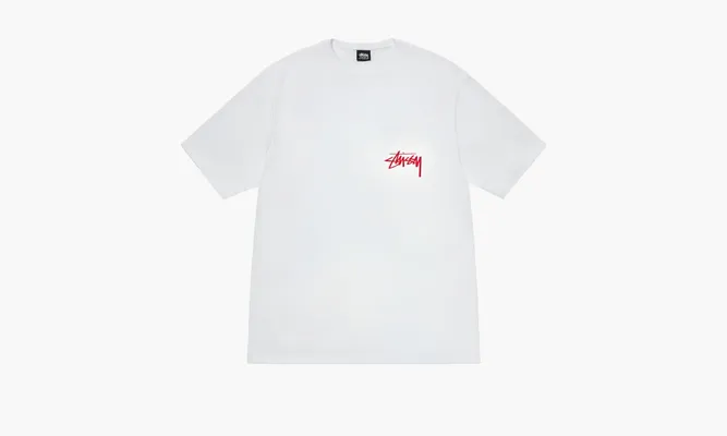Одежда Stussy Ss24 T-shirt «White» белый
