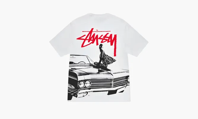 Одежда Stussy Ss24 T-shirt «White» белый