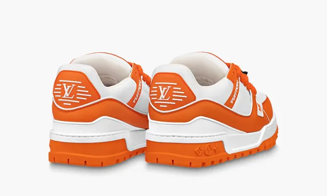 Кроссовки Louis Vuitton Trainer Maxi «Orange» оранжевый