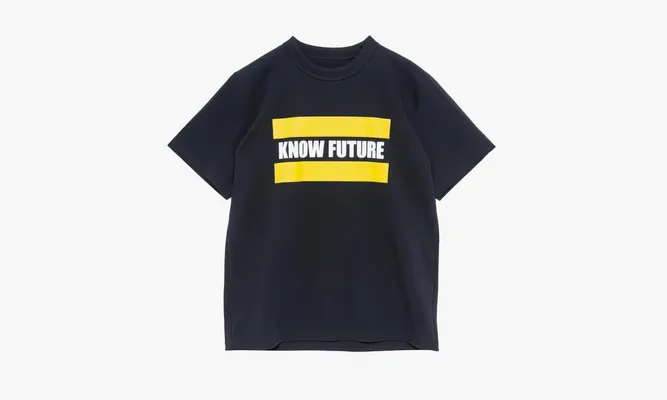 Одежда Sacai T-shirt «Navy Blue Yellow» синий