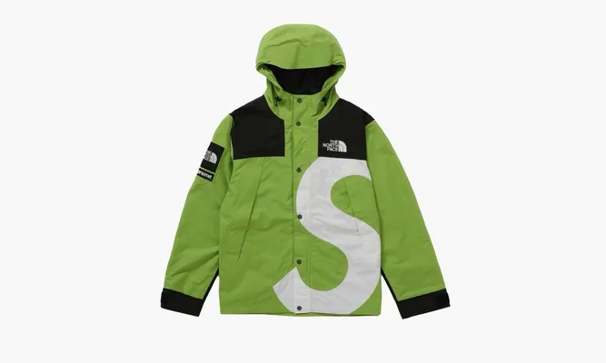 Одежда Supreme X Tnf S Logo Mountain Jacket «Lime» зеленый