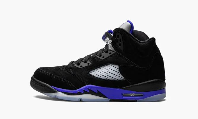 Кроссовки Air Jordan 5 Retro GS «Racer Blue» черный
