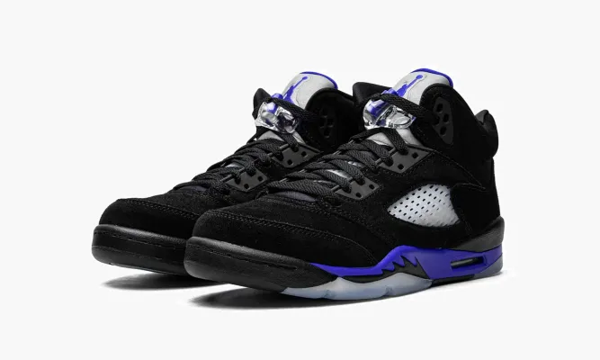 Кроссовки Air Jordan 5 Retro GS «Racer Blue» черный