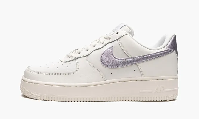Кроссовки Air Force 1 MNS WMNS «Metallic Purple» белый