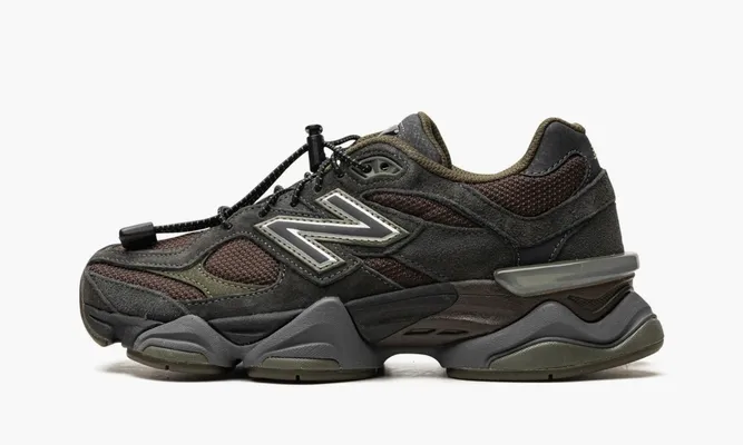 Кроссовки New Balance 9060 «Blacktop Dark Moss» зеленый