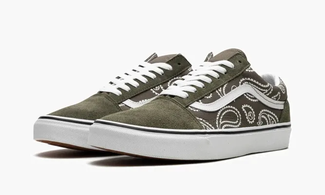 Кроссовки Vans Old Skool «Peace Paisley» зеленый