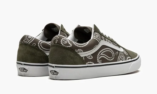 Кроссовки Vans Old Skool «Peace Paisley» зеленый