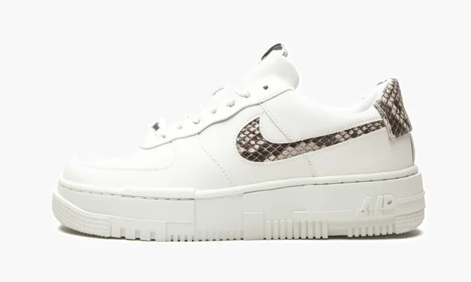 Кроссовки Air Force 1 PIXEL MNS WMNS «Snakeskin» белый