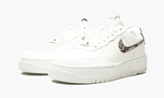 Кроссовки Air Force 1 PIXEL MNS WMNS «Snakeskin» белый