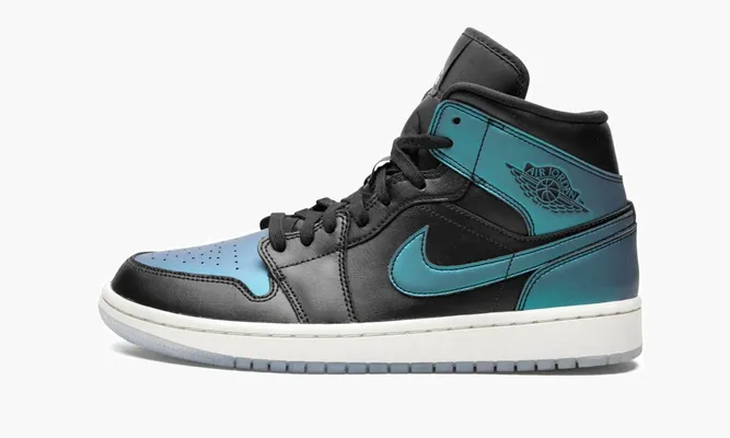 Кроссовки Air Jordan 1 Mid WMNS «Iridescent» черный