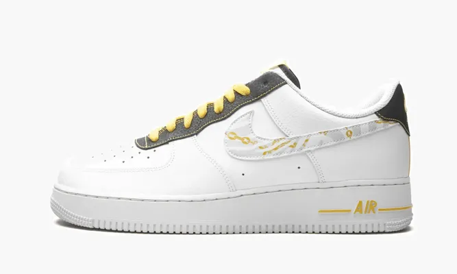 Кроссовки Air Force 1 Low «Gold Link Zebra» белый