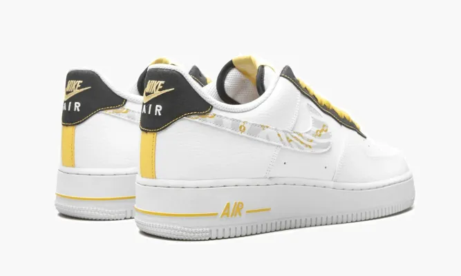 Кроссовки Air Force 1 Low «Gold Link Zebra» белый