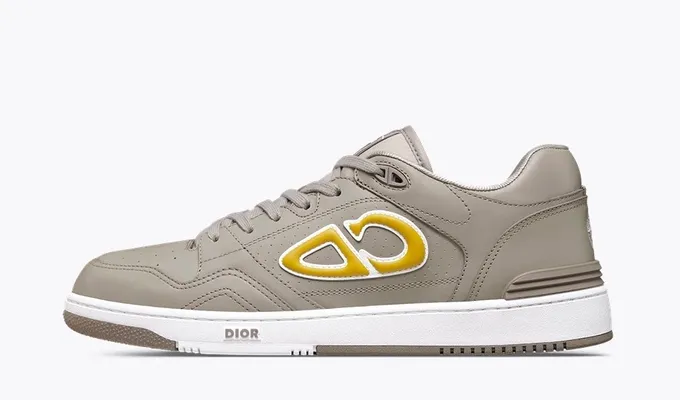 Кроссовки Dior x Stone Island B57 «Gray Yellow» бежевый