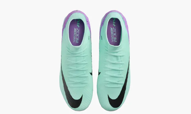 Для футбола Nike Mercurial Superfly 9 Fg / Mg «Turquoise Fuchsia» зеленый
