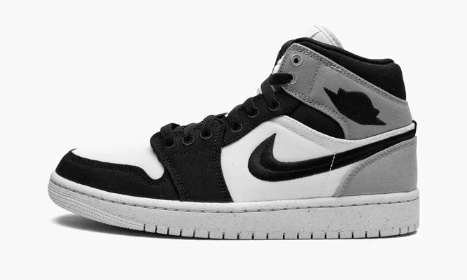 Кроссовки Air Jordan 1 Mid SE WMNS «Light Steel Grey» серый