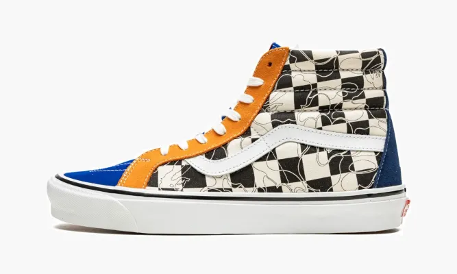 Кроссовки Vans Sk8-hi 38 Dx «Bape» разноцветный