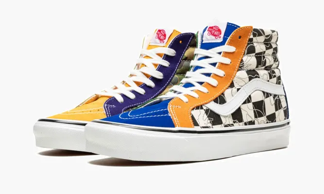 Кроссовки Vans Sk8-hi 38 Dx «Bape» разноцветный