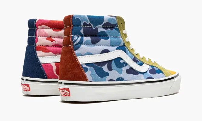 Кроссовки Vans Sk8-hi 38 Dx «Bape» разноцветный