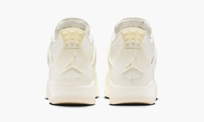 Кроссовки Air Jordan 4 Retro WMNS «Metallic Gold» белый