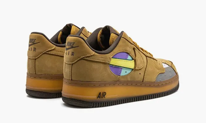 Кроссовки Nike Air Force 1 Low '07 WMNS «Cut Out Wheat» коричневый
