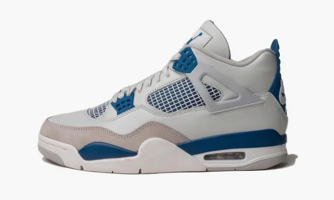 Кроссовки Air Jordan 4 Retro «Military Blue» синий