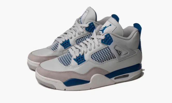 Кроссовки Air Jordan 4 Retro «Military Blue» синий