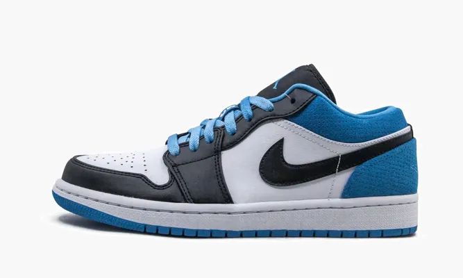 Кроссовки Air Jordan 1 Low «Laser Blue» черный