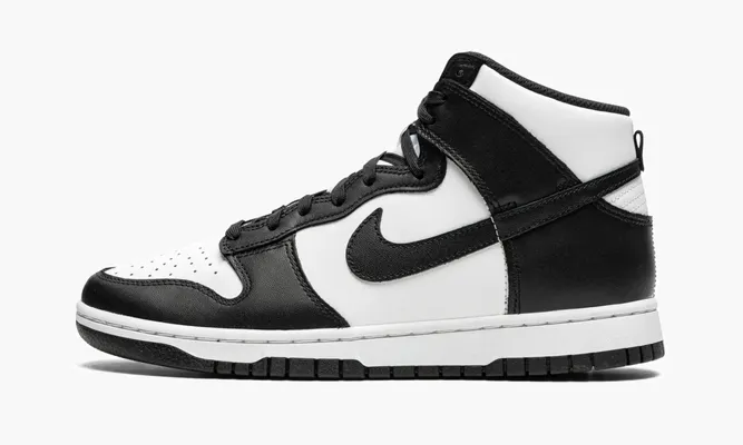 Кроссовки Nike Dunk High Retro «Panda - Black / White» белый
