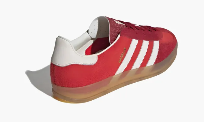 Кроссовки Adidas Gazelle Indoor «Active Maroon» красный
